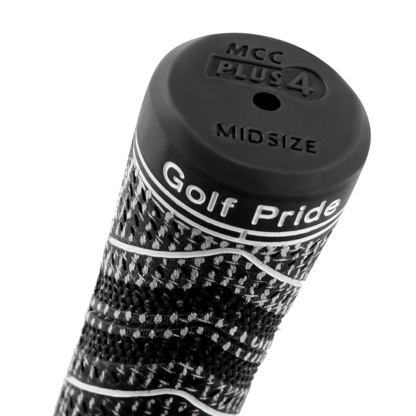 2 Pcs Blue MCC PLUS4 Midsize Golf Grip - Rubber and Cotton Thread Hybrid, 265 mm, 72g, Core 60 V888-ELOSUNG234419