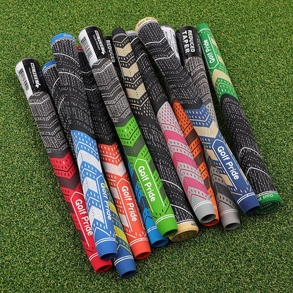 2 Pcs Blue MCC PLUS4 Midsize Golf Grip - Rubber and Cotton Thread Hybrid, 265 mm, 72g, Core 60 V888-ELOSUNG234419