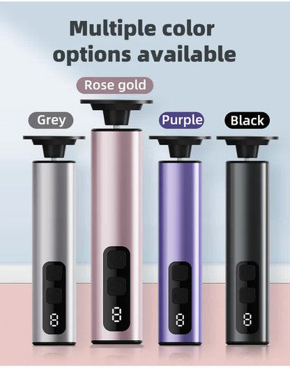 Purple Rechargeable Electric Foot File with 9 Speed Settings - Callus Remover for Smooth Feet V888-ELOSUNG23517