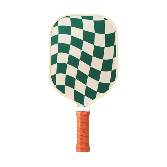 Style 1 White And Green T700 Carbon Fiber & Fiberglass Pickleball Paddle - Lightweight 220g with Anti-Slip V888-ELOSUNG23599