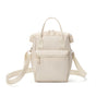 Beige Mini Waterproof Oxford Backpack - Lightweight 263g Travel Crossbody Bag with Adjustable Straps V888-ELOSUNG23609