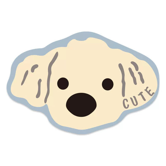 2 Pcs Style 5 Beige Puppy pattern Cartoon Pet Feeding Mat for Cats & Dogs - Absorbent Diatom Mud Splash-Proof V888-ELOSUNG23711