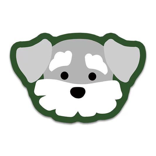 2 Pcs Style 6 Grey and Green Puppy pattern Cartoon Pet Feeding Mat for Cats & Dogs - Absorbent Diatom Mud V888-ELOSUNG23712