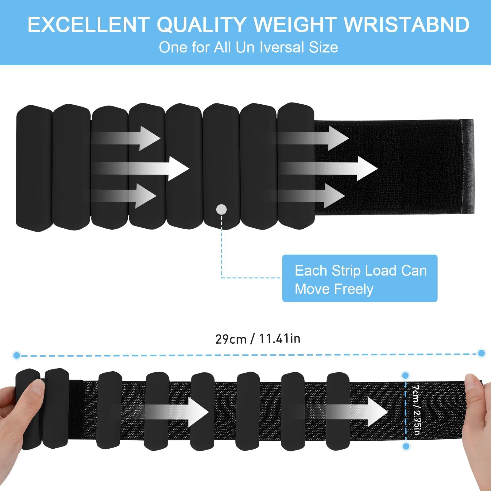 Red Adjustable Silicone Wrist & Ankle Weights - 2lb Pair (900g) | Comfortable Fitness Resistance Bands for V888-ELOSUNG23733