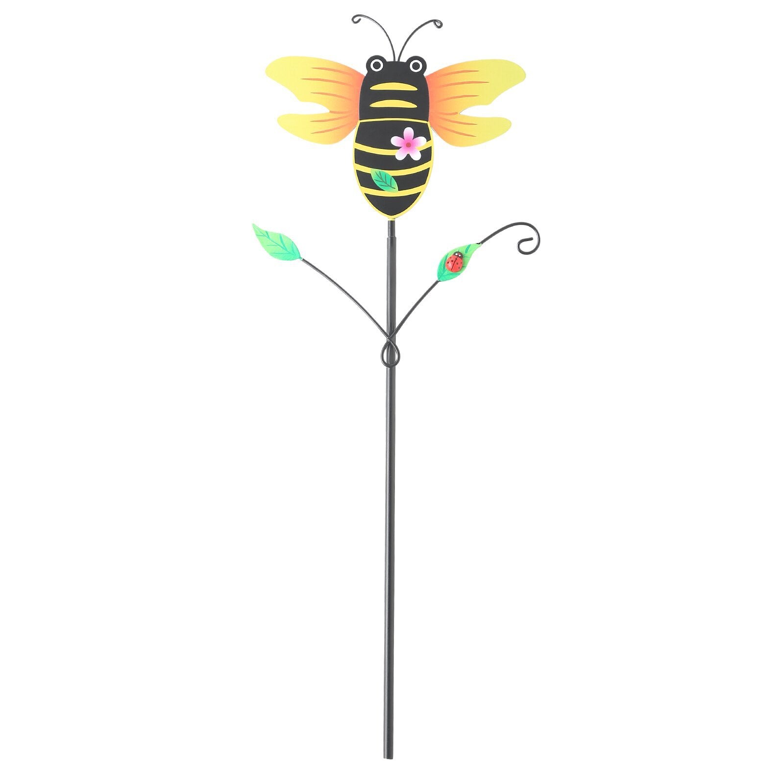 Yellow And Black Bee Pattern Charming Metal Garden Stakes | Welcome Yard & Lawn Decor V888-ELOSUNG23797