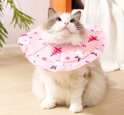 2 Pcs Size M Pink Comfortable Pet Recovery Collar | Waterproof Anti-Lick Collar for Cats & Dogs V888-ELOSUNG23806