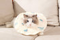 2 Pcs Size M Beige Comfortable Pet Recovery Collar | Waterproof Anti-Lick Collar for Cats & Dogs V888-ELOSUNG23812