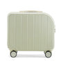 Beige Compact 18-Inch Carry-On Suitcase | Lightweight ABS Hardside Spinner Luggage V888-ELOSUNG23816
