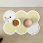 Style 1 White And Yellow Absorbent Diatomaceous Earth Pet Feeding Mat - Non-Slip & Quick Dry Placemat V888-ELOSUNG23849