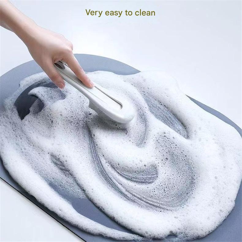 Style 5 Black And Blue Absorbent Diatomaceous Earth Pet Feeding Mat - Non-Slip & Quick Dry Placemat (50x80cm) V888-ELOSUNG23853