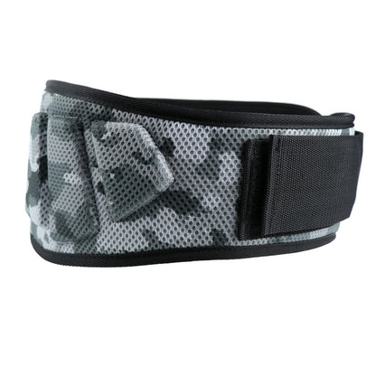 Size M Grey Camouflage Camo Weightlifting Belt - EVA Nylon Gym Belt for Squats, Deadlifts & Lumbar Support V888-ELOSUNG23888
