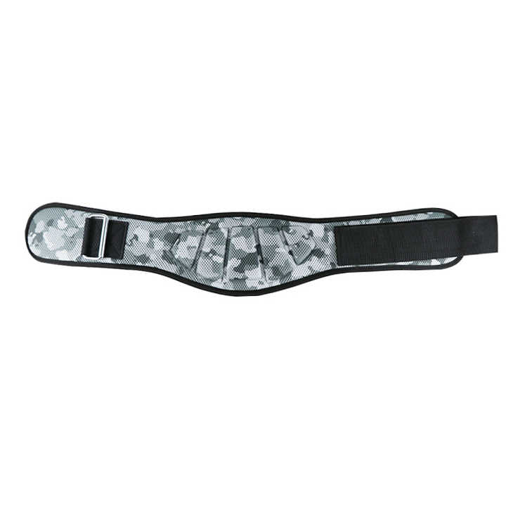 Size M Grey Camouflage Camo Weightlifting Belt - EVA Nylon Gym Belt for Squats, Deadlifts & Lumbar Support V888-ELOSUNG23888