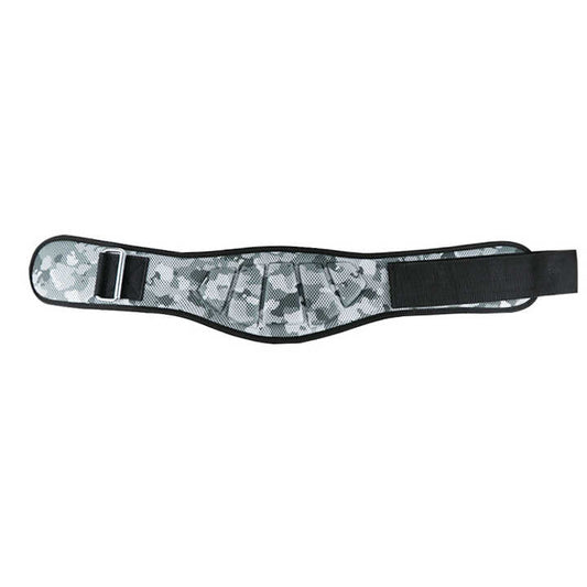 Size M Grey Camouflage Camo Weightlifting Belt - EVA Nylon Gym Belt for Squats, Deadlifts & Lumbar Support V888-ELOSUNG23888