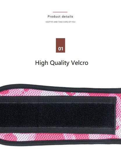 Size M Grey Camouflage Camo Weightlifting Belt - EVA Nylon Gym Belt for Squats, Deadlifts & Lumbar Support V888-ELOSUNG23888