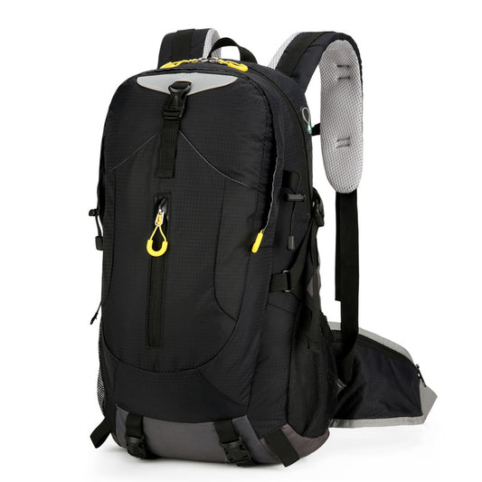 Black Lightweight 30L Hiking Backpack - Water-Resistant Outdoor Daypack for Trekking & Travel V888-ELOSUNG23895