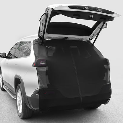 Size XL Black Tailgate Mosquito Net Screen - Magnetic Bug Protection for Boot Opening V888-ELOSUNG23909