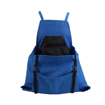 Blue Garden Harvesting Apron - Waterproof Oxford Cloth with Quick Release Pouch V888-ELOSUNG23910