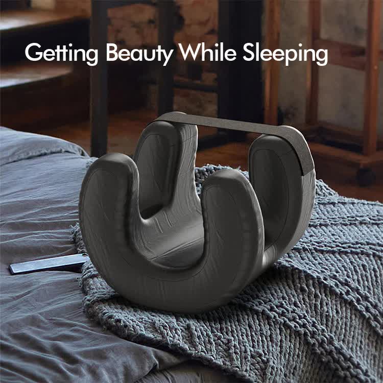 Gold Beauty Sleep Pillow - Contoured Memory Foam Pillow for Face & Neck Support V888-ELOSUNG23923