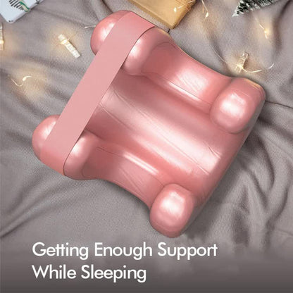 Gold Beauty Sleep Pillow - Contoured Memory Foam Pillow for Face & Neck Support V888-ELOSUNG23923