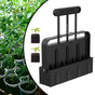 Black Manual Soil Blocker Tool - 5 x 5cm Block Maker for Seed Starting V888-ELOSUNG23940