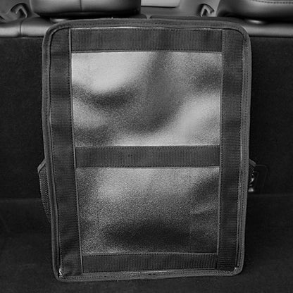 1 Pcs Black Premium Car Back Seat & Trunk Organizer - Multi-Pocket Hanging Storage Bag V888-ELOSUNG23941