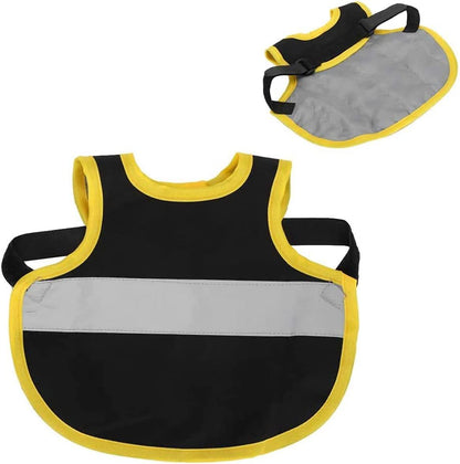 4 Pcs Camouflage Green High Visibility Chicken & Duck Safety Vest - Reflective Poultry Jacket V888-ELOSUNG23954