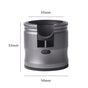 Dark Grey Round Professional Aluminum Espresso Tamping Station - Adjustable Portafilter Holder Stand V888-ELOSUNG23970