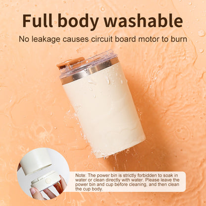 Pink 316 Stainless Steel Rechargeable Electric Self-Stirring Mug - 420ml Automatic Mixing Cup with Magnetic V888-ELOSUNG23987