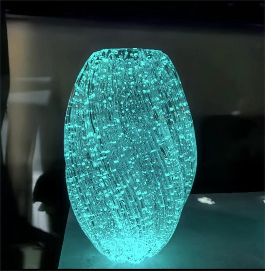 Maltose Vase Luminous INS-Style Glass Vase Modern Minimalist Hydroponic Flower Holder Creative Desktop V888-ELOSUNG24153