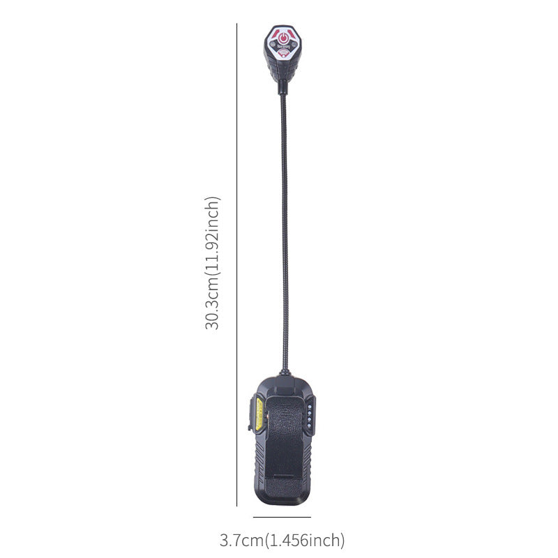 LED Sensor Clip-On Book Light - USB Rechargeable Multifunctional Work Light for Night Fishing and Reading V888-ELOSUNG24331