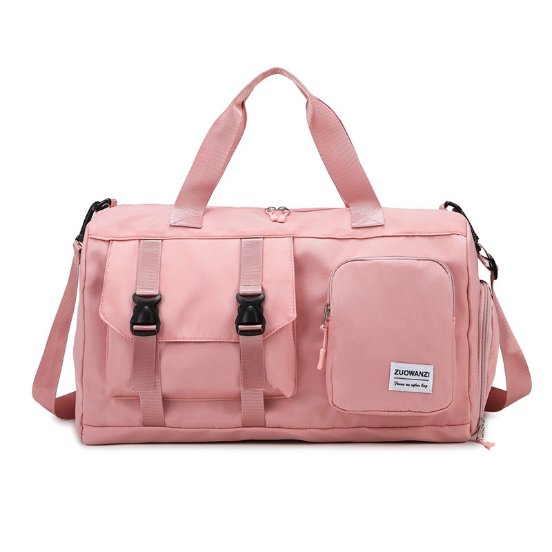 Pink Holographic Gym Duffel Bag - Dry Wet Separation - Large Capacity V888-ELOSUNG24427