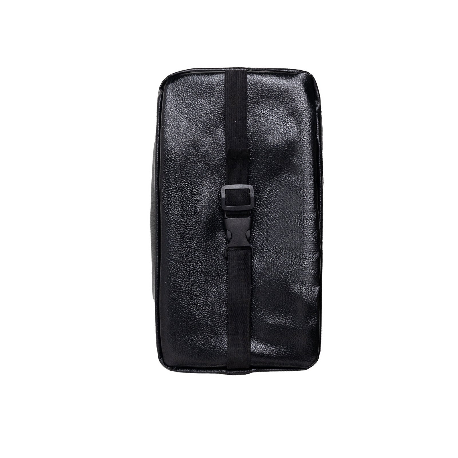 Black 2-Pack Car Tissue Box Holder Set - Universal Sun Visor & Seat Back PU Leather Organizer V888-ELOSUNG24510