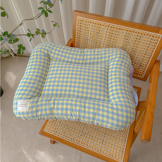 XS Yellow-blue All-Season Pet Bed - Soft Washable Dog & Cat Mat with Comfortable Cushion - Warm Winter V888-ELOSUNG24522