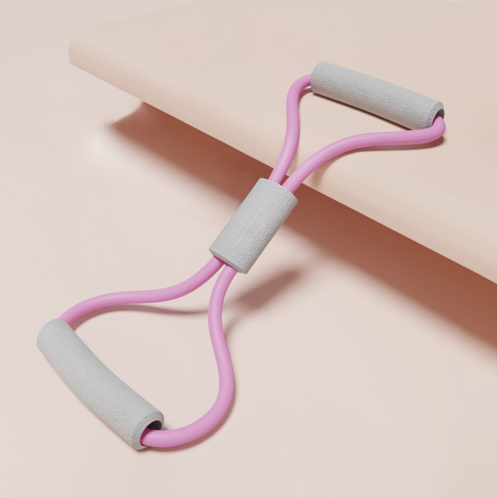 2PCS Purple 20 Pounds Back Stretching Resistance Band - 20x15x5cm Shoulder & Back Trainer with 8-Shaped Pull V888-ELOSUNG24595