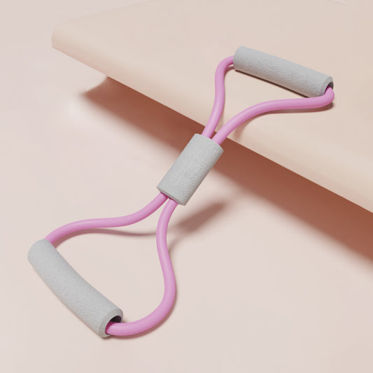 2PCS Purple 20 Pounds Back Stretching Resistance Band - 20x15x5cm Shoulder & Back Trainer with 8-Shaped Pull V888-ELOSUNG24595