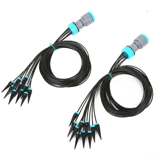2 Pcs 10-Piece Slow Drip Watering Kit - 160cm Tube Length for Potted Plants, Succulents & Indoor Gardening V888-ELOSUNG24598