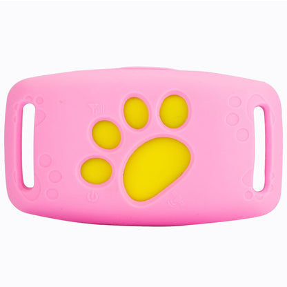 Pink Real-Time Pet GPS Tracker Locator - Magnetic Charging, Multi-Mode Positioning for Dogs & Cats V888-ELOSUNG24650