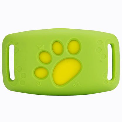 Green Real-Time Pet GPS Tracker Locator - Magnetic Charging, Multi-Mode Positioning for Dogs & Cats V888-ELOSUNG24651