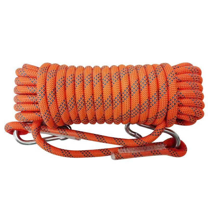 Orange Polyester (for home use) Without Wire Core Heavy Duty Adjustable Clothesline Set (2 Pack) - 10m Steel V888-ELOSUNG24657