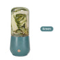Green Compact Portable Blender - USB Rechargeable Mini Juicer Cup with 4 Blades V888-ELOSUNG24686