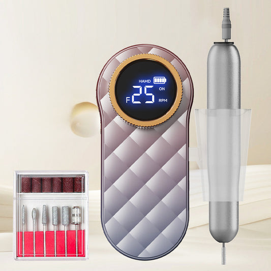 Pink Portable Mini Electric Nail Drill Pen - Manicure Pedicure Polishing & Shaping Tool V888-ELOSUNG24692