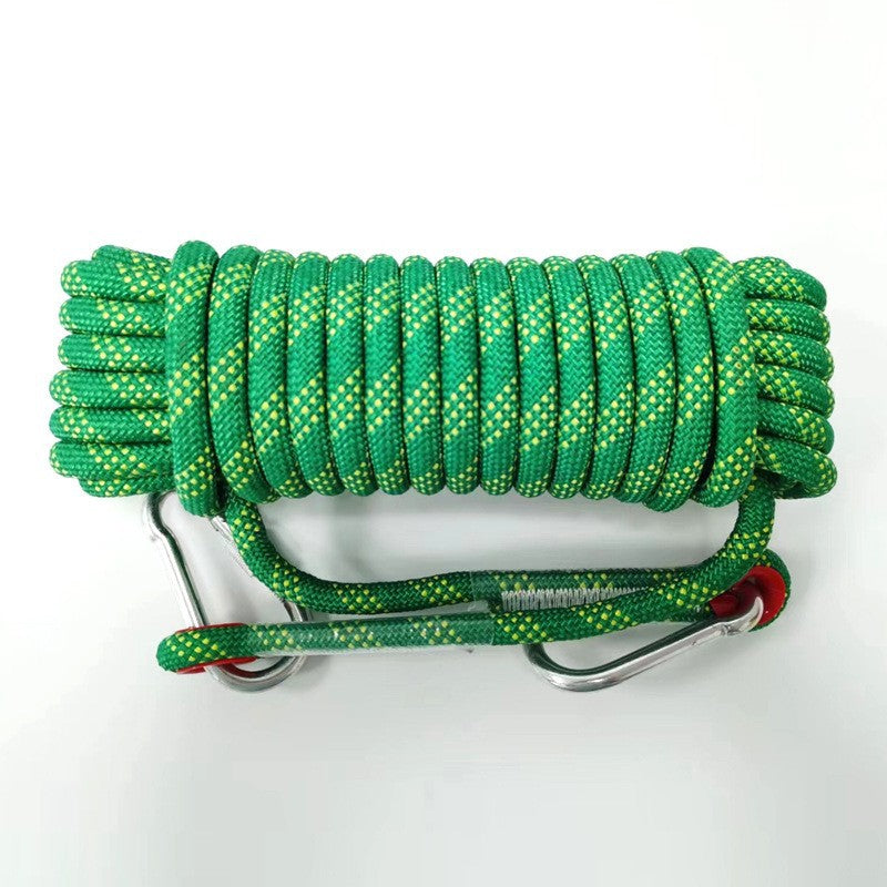 Green Polyester (for home use) Without Wire Core Heavy Duty Adjustable Clothesline Set (2 Pack) - 15 Steel V888-ELOSUNG24711