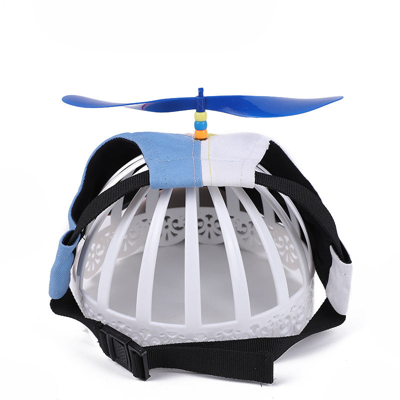M Orange Pet Baseball Cap with Spinning Propeller - Colorful Fun Design - See Details for Sizing V888-ELOSUNG24725