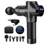Carbon Fiber Deep Tissue Percussion Massage Gun - 30 Speeds, 6 Heads, Type-C Charging V888-ELOSUNG24729