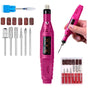 Regular Set With Corn Head Portable Electric Nail Drill Kit - USB Manicure Pedicure Polishing & Shaping Tool V888-ELOSUNG24734