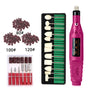 Regular Set With Wool Grinding Needle + Sanding Ring Portable Electric Nail Drill Kit - USB Manicure Pedicure V888-ELOSUNG24741