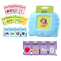 Blue Cat Spanish & English Bilingual Flash Card Reader - Interactive Audio Learning Toy (112 Cards) V888-ELOSUNG24764