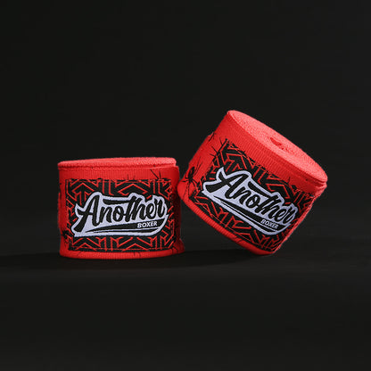 Red Spider Pro Grade 5m Boxing Hand Wraps - Printed Elastic Bandages for Training & Combat Sports (1 Pair) V888-ELOSUNG24765
