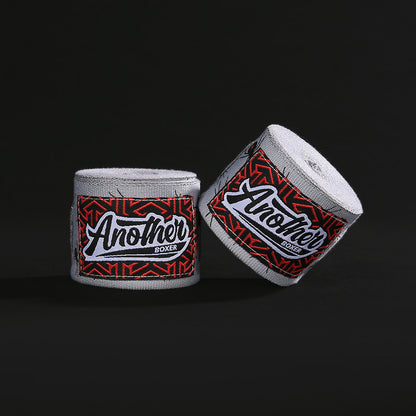 Grey Spider Pro Grade 5m Boxing Hand Wraps - Printed Elastic Bandages for Training & Combat Sports (1 Pair) V888-ELOSUNG24767