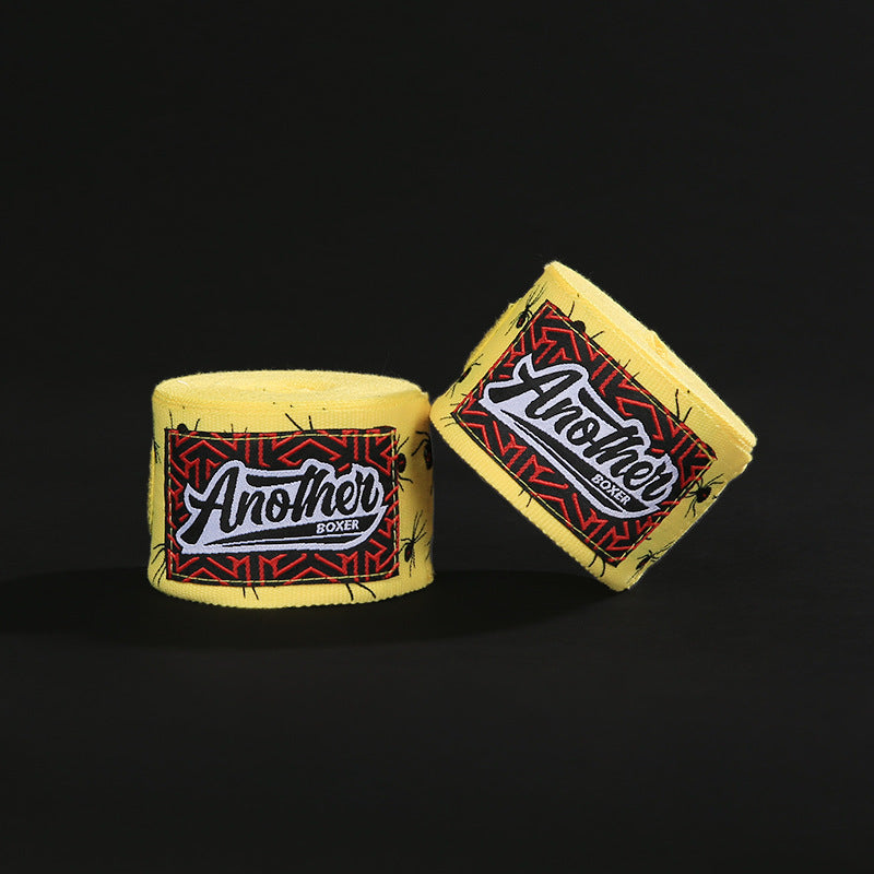 Yellow Spider Pro Grade 5m Boxing Hand Wraps - Printed Elastic Bandages for Training & Combat Sports (1 Pair) V888-ELOSUNG24769